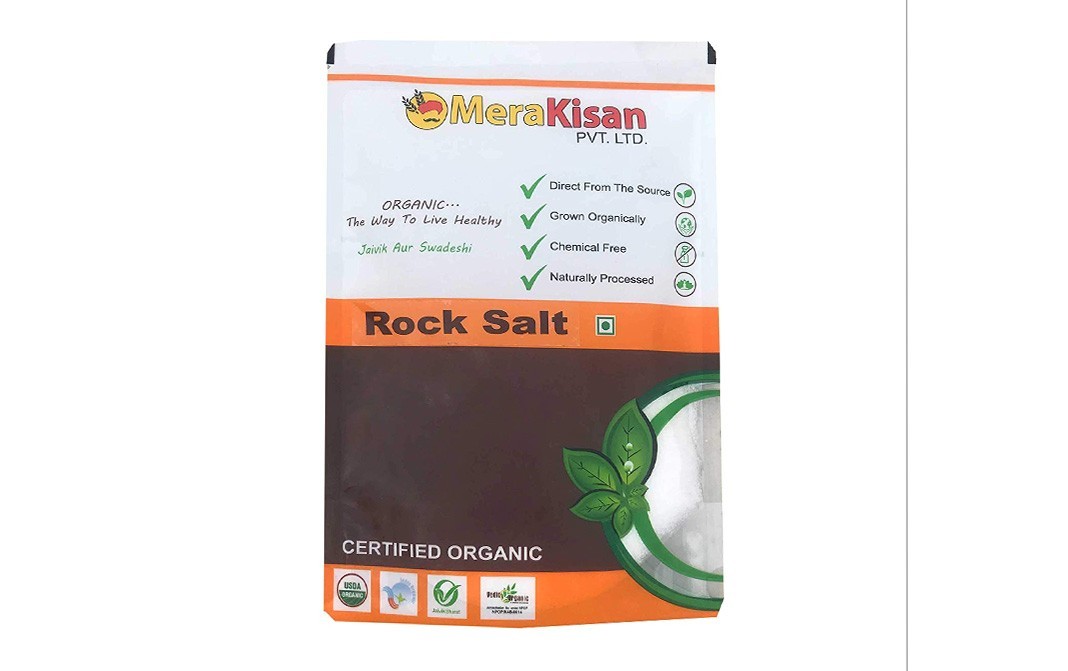 MeraKisan Organic Rock Salt    Pack  500 grams
